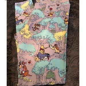Lularoe Hundred Acre Woods Pooh leggings